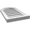 Ekena Millwork Octagonal Top Surface Mount PVC Gable Vent w/ 2"W x 2"P Brickmould Sill Frame, 14"W x 24"H GVPOT14X2403SF - alternate 4